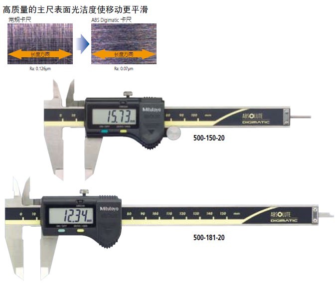 電子數(shù)顯卡尺帶SPC輸出(硬質合金內、外徑測量爪)500-175-20