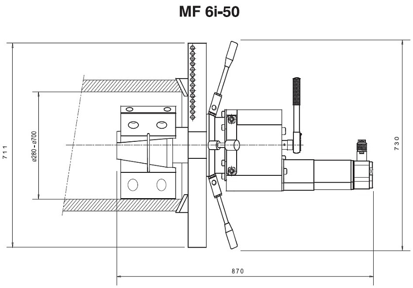 德國DWT坡口機MF6i-50