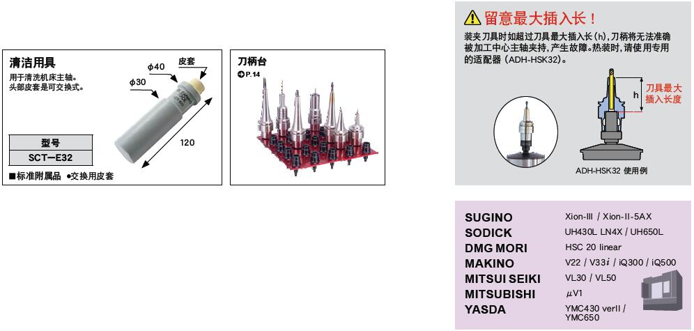 日本MST熱裝刀柄E32一體型